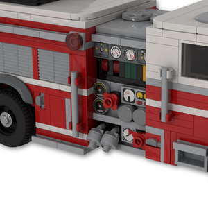 Jouet de Construction Compatible LEGO Camion de Pompier