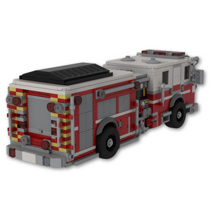 Jeu de Construction Compatible LEGO Camion de Pompier