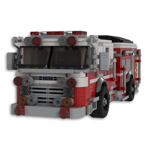 Coffret Briques Compatibles LEGO Camion de Pompier