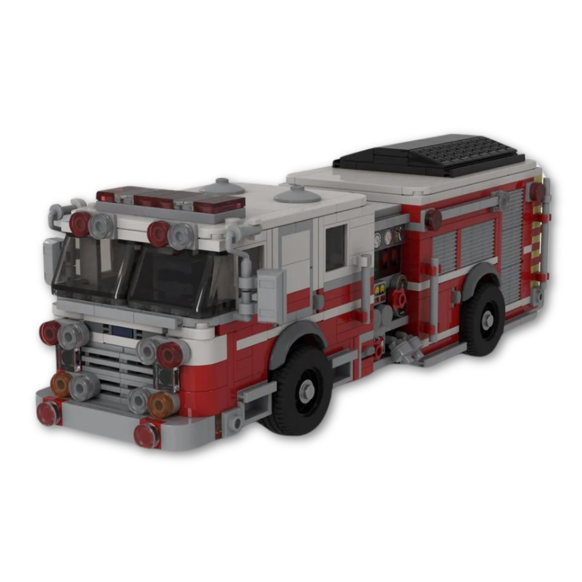 Kit Briques Compatibles LEGO Camion de Pompier