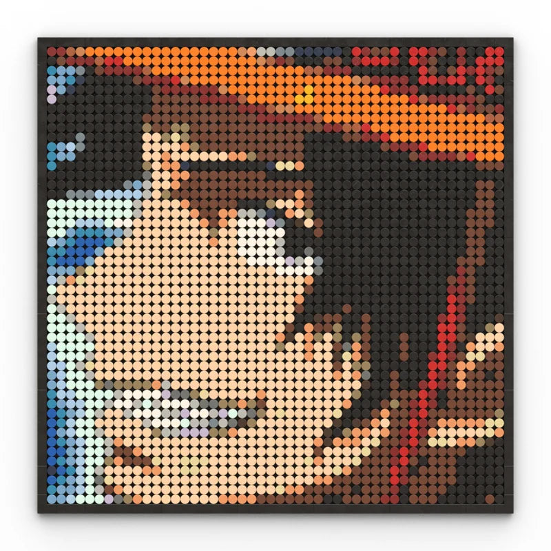 Pixel Art One Piece Ace