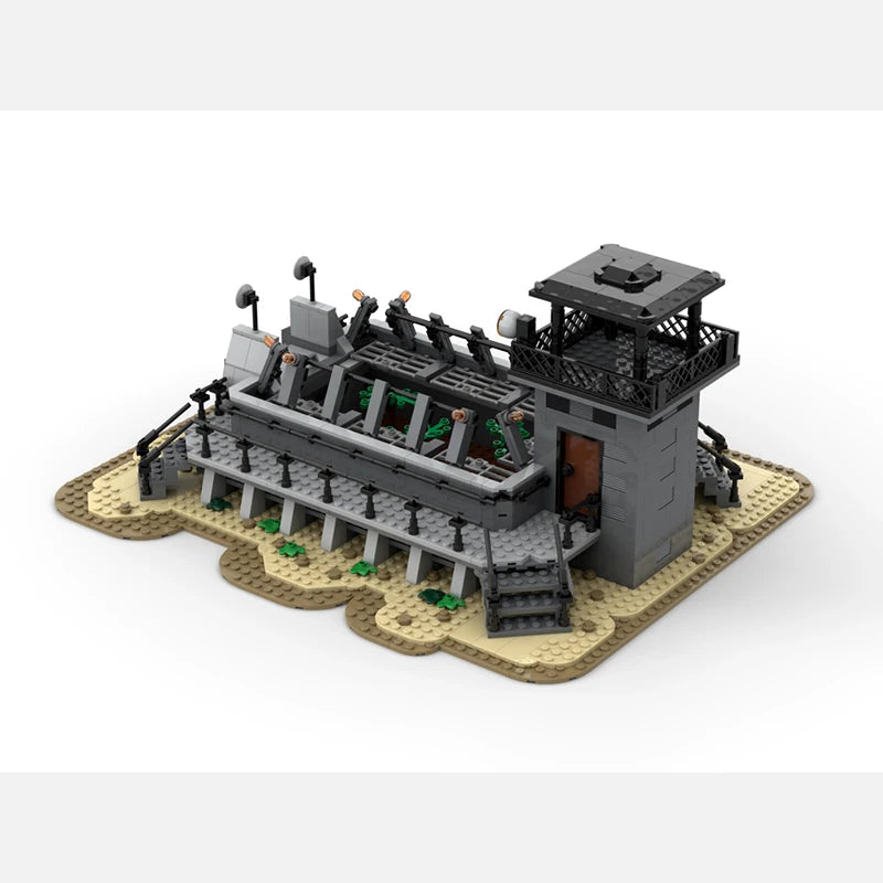 LEGO Jurassic Park Enclos des Raptors Moc