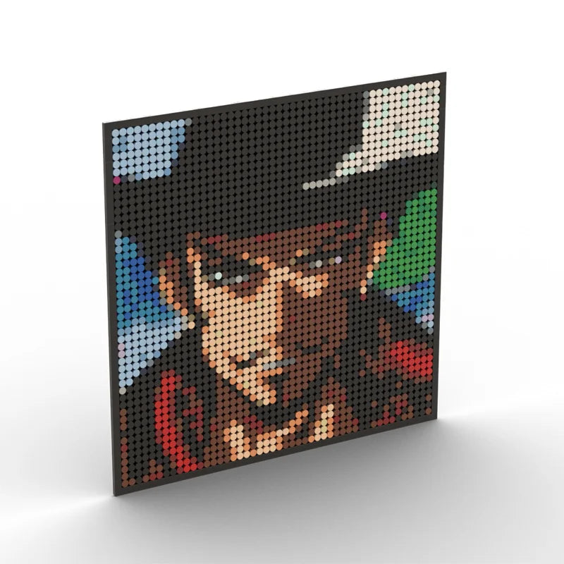 Pixel Art One Piece Dracule Mihawk
