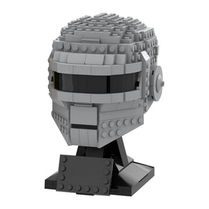 Daft Punk LEGO Casque Argenté Face