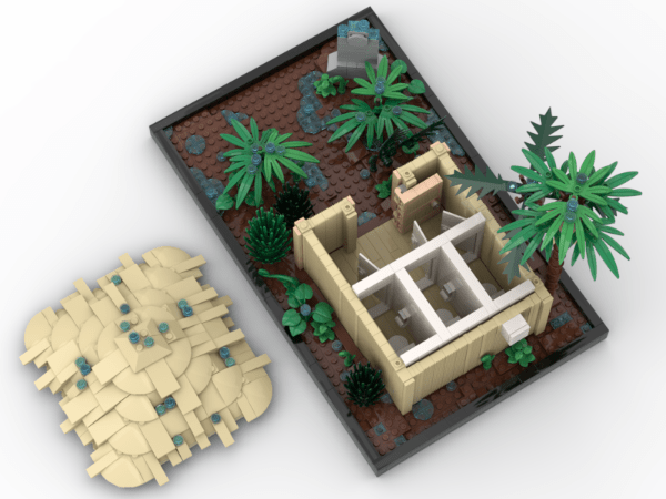 LEGO Diorama Jurassic Park Toilettes