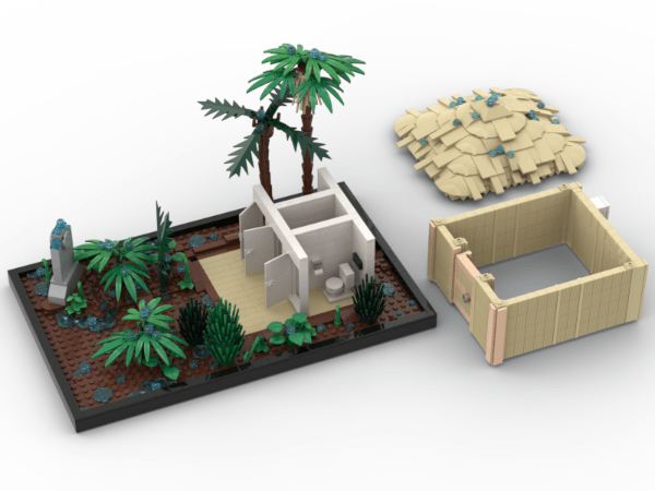 LEGO Diorama Jurassic Park Toilettes