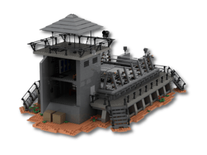 LEGO Jurassic Park Diorama Raptor Pen