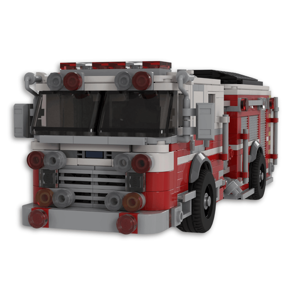 Camion de Pompier en LEGO - CreatiBrick
