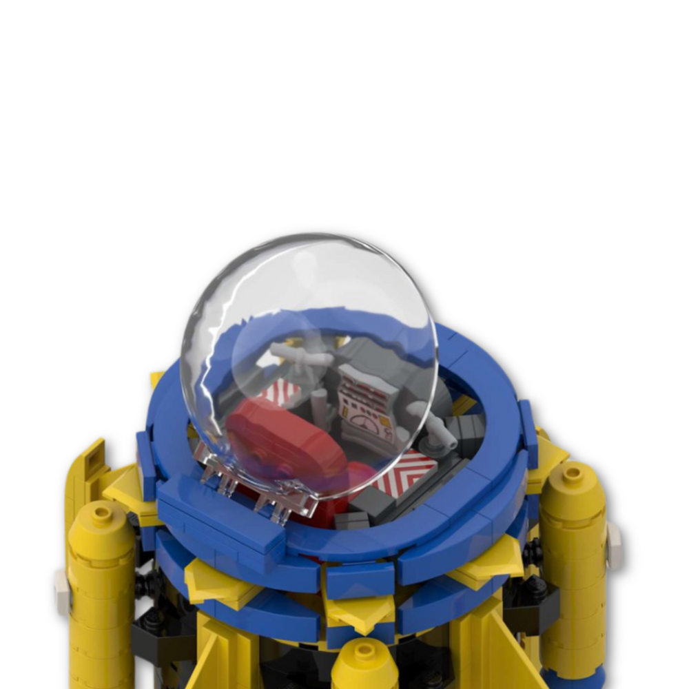 LEGO Dragon Ball Trunks Time Machine | CREATIBRICK