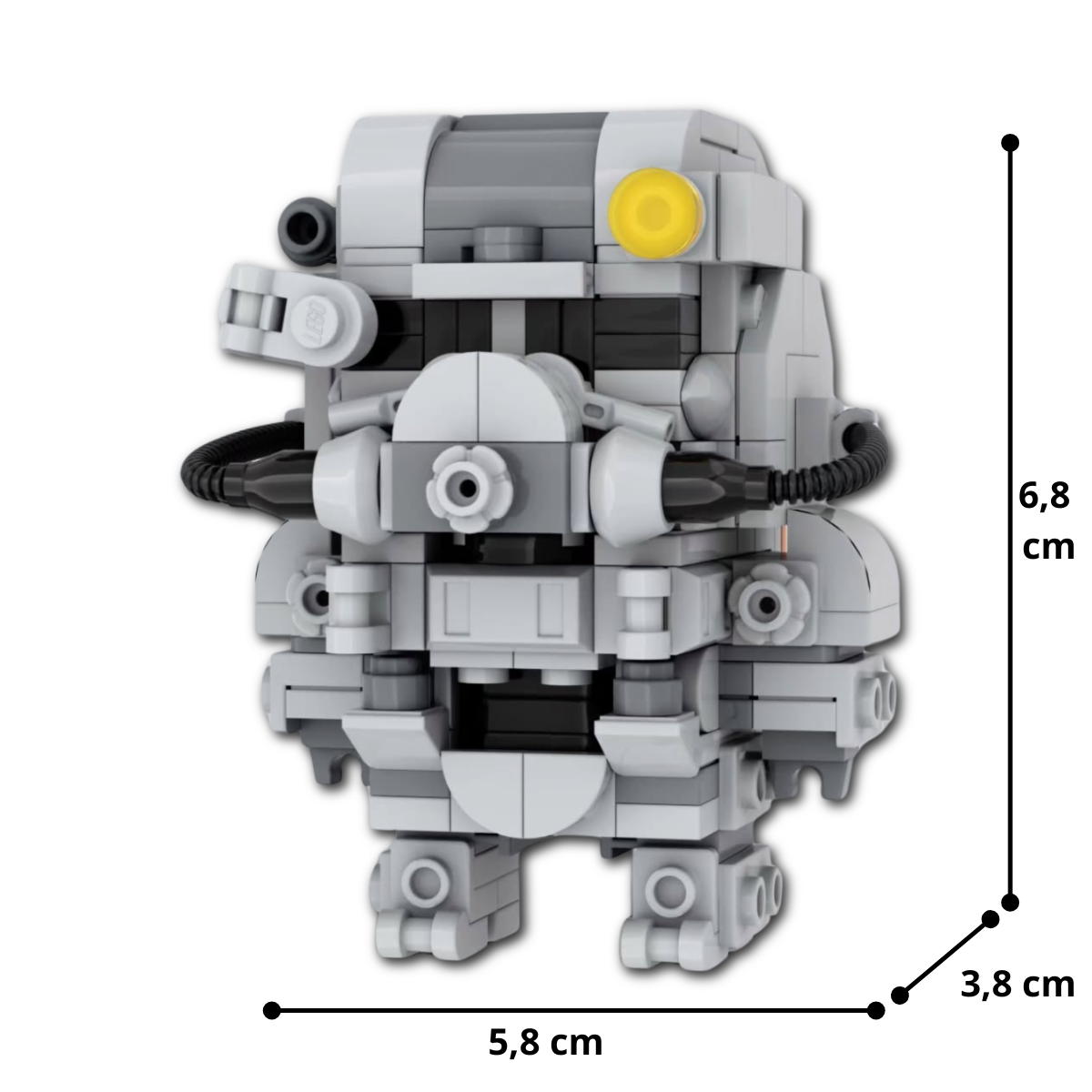 LEGO Fallout Power Armor Dimensions