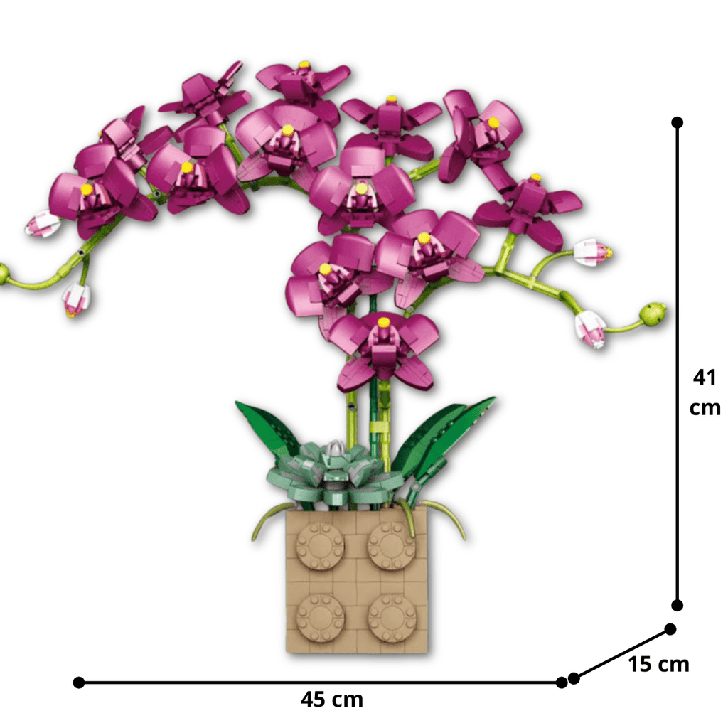 LEGO Orchidée Mauve - CreatiBrick