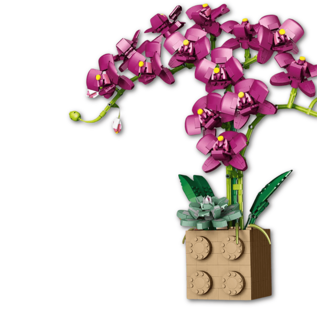 LEGO Orchidée Mauve - CreatiBrick
