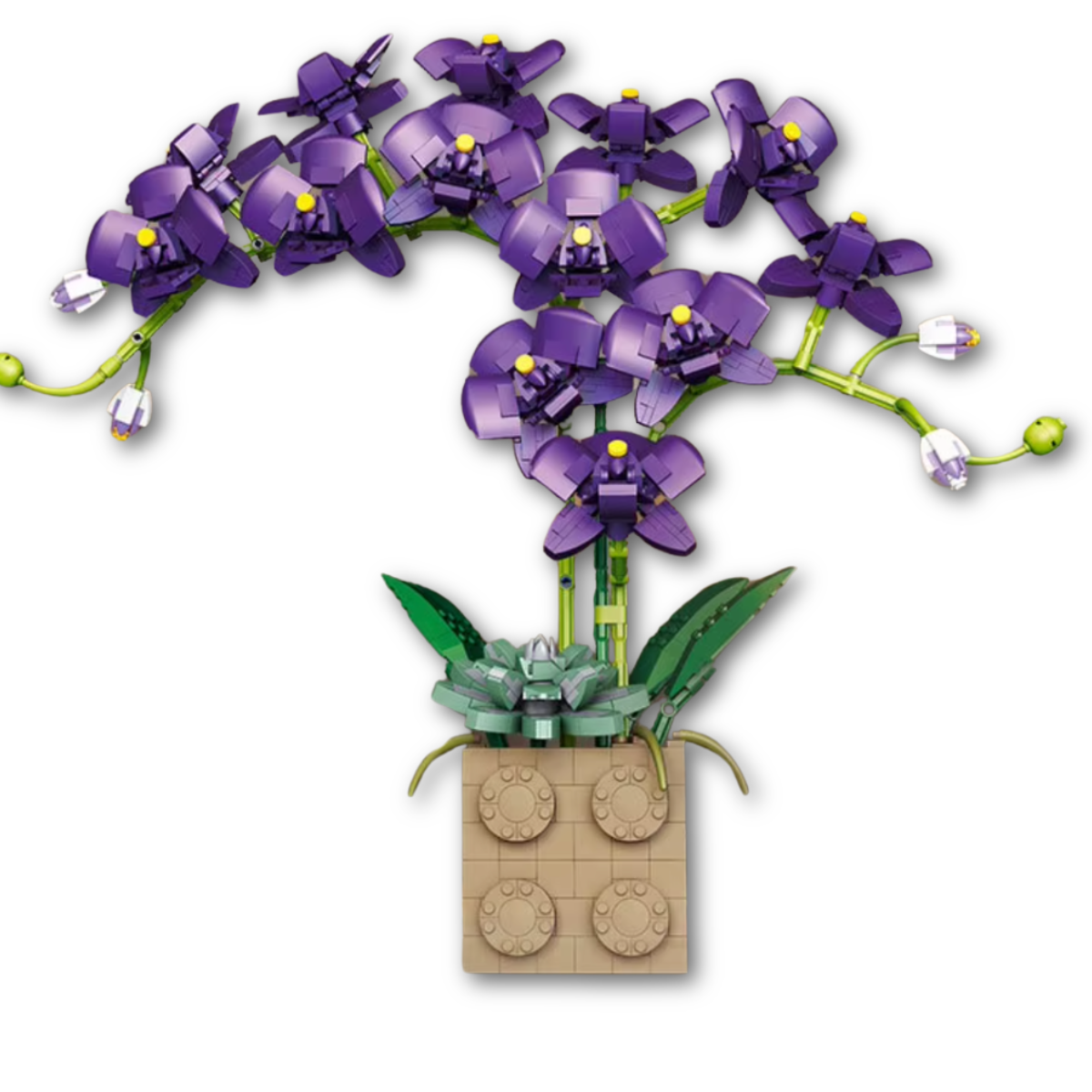 Orchidée en LEGO Violette