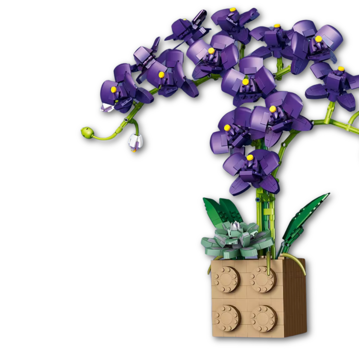 Orchidée en LEGO Violette