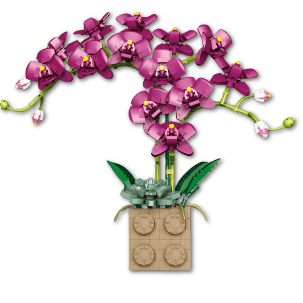 LEGO Orchidée Mauve - CreatiBrick