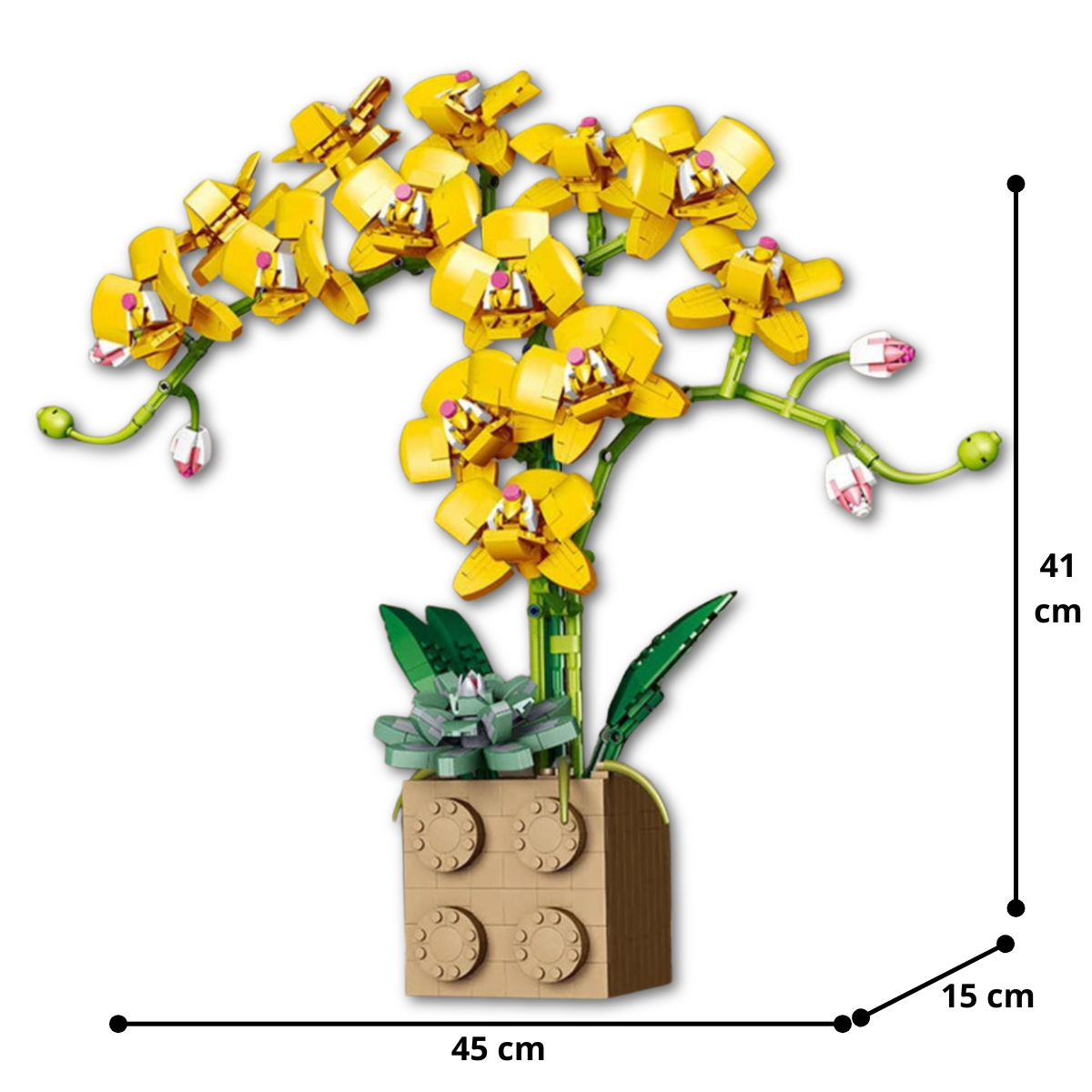 LEGO Orchidées Jaune