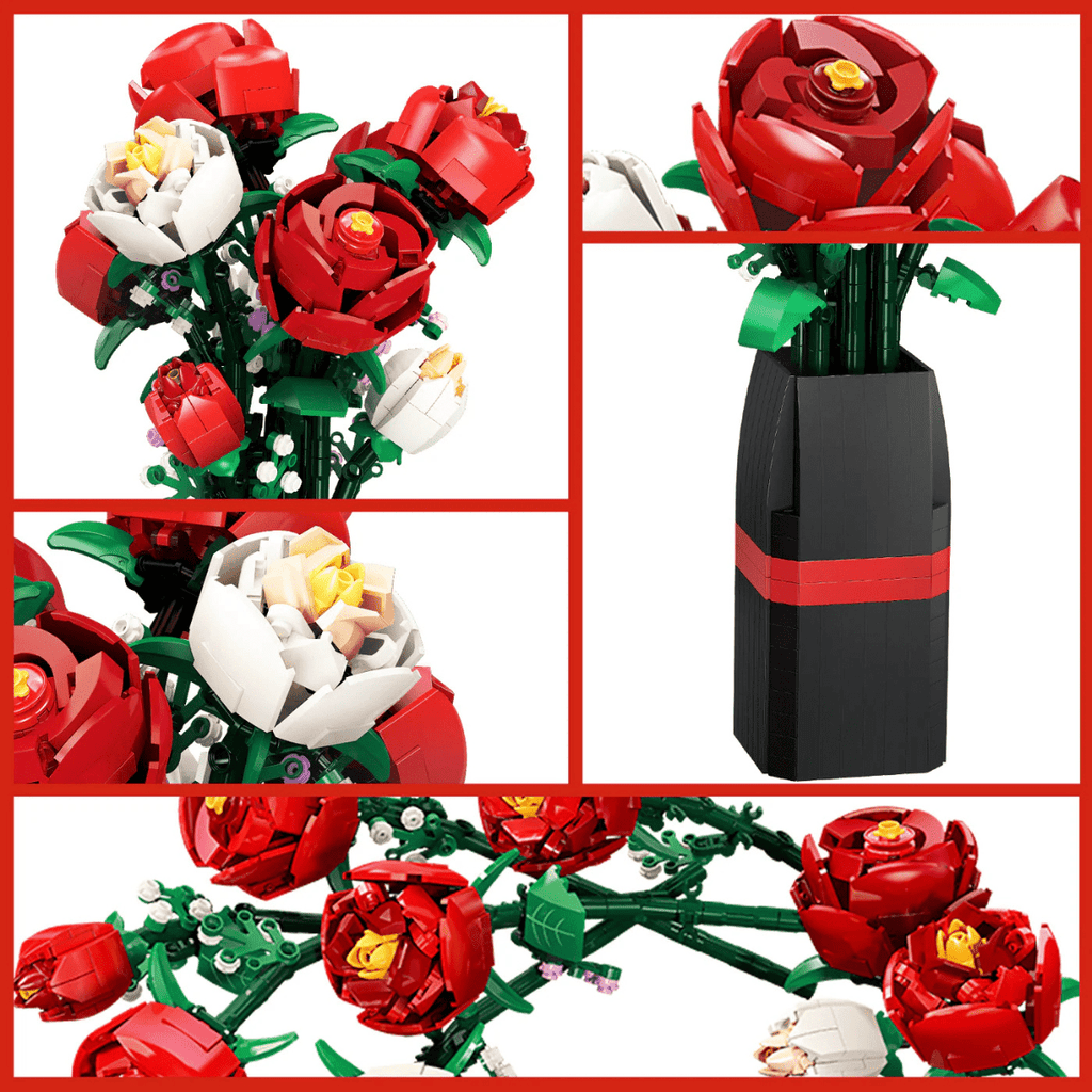 LEGO Fleur Saint Valentin - CreatiBrick