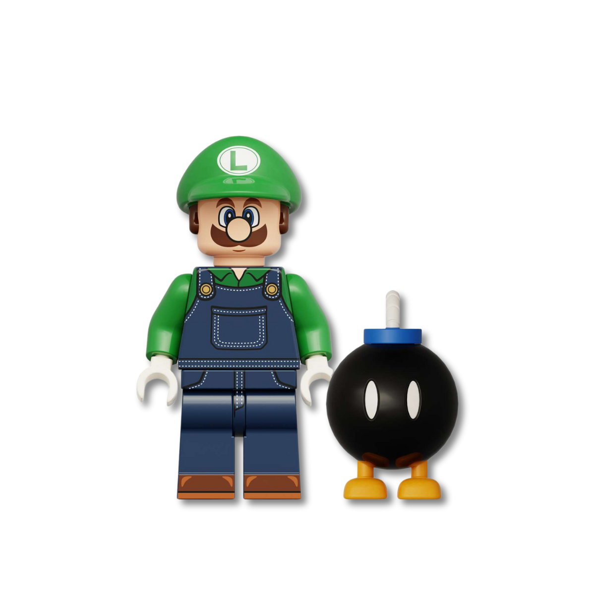 Figurine Compatible LEGO Luigi