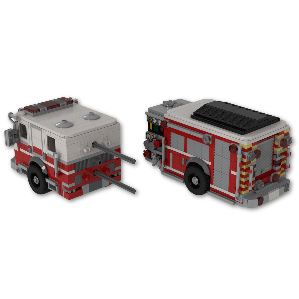 Camion de Pompier en LEGO - CreatiBrick
