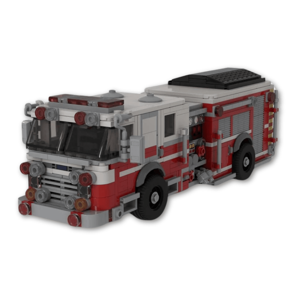 Camion de Pompier en LEGO - CreatiBrick