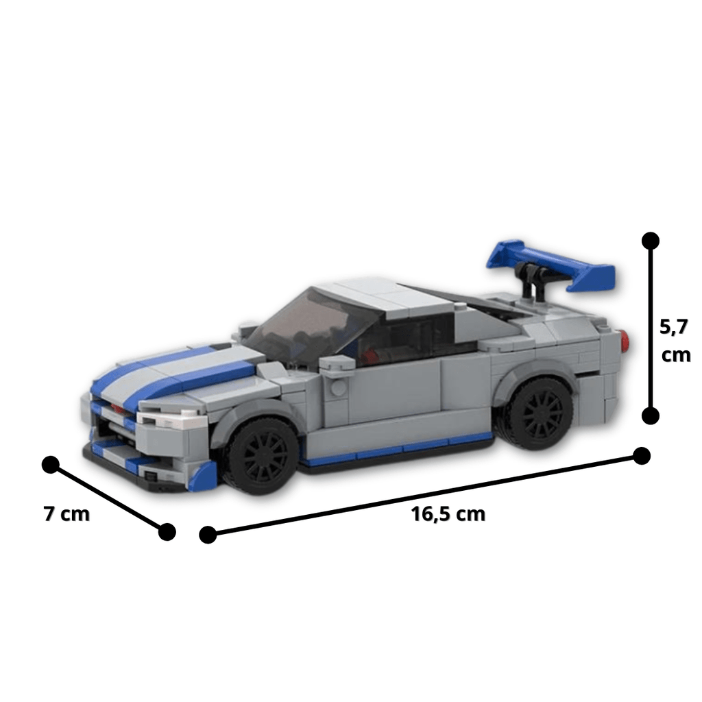 LEGO Nissan Skyline GTR R34 - CreatiBrick