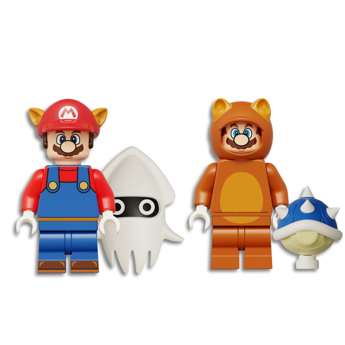 Figurines Compatibles LEGO Mario Tanuki