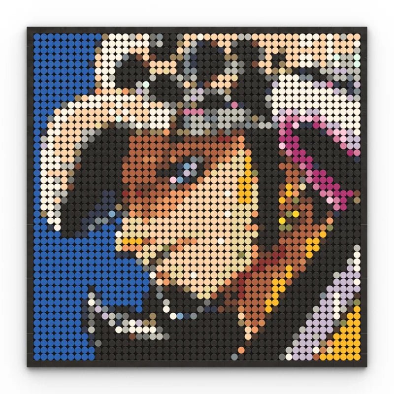 Pixel Art One Piece Trafalgar Law - CreatiBrick