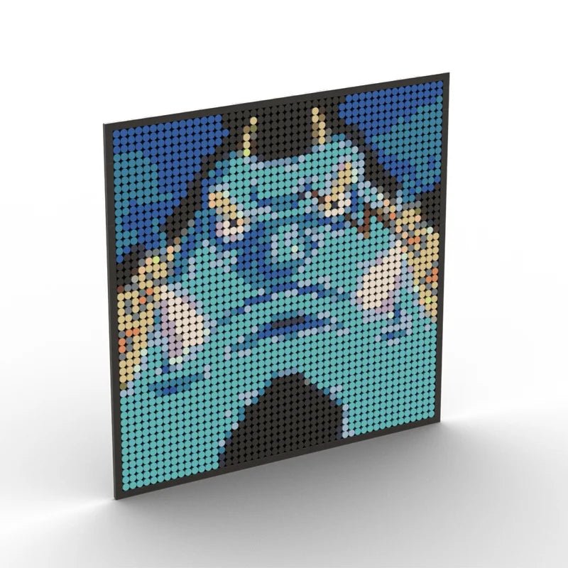 Pixel Art One Piece Jinbe - CreatiBrick