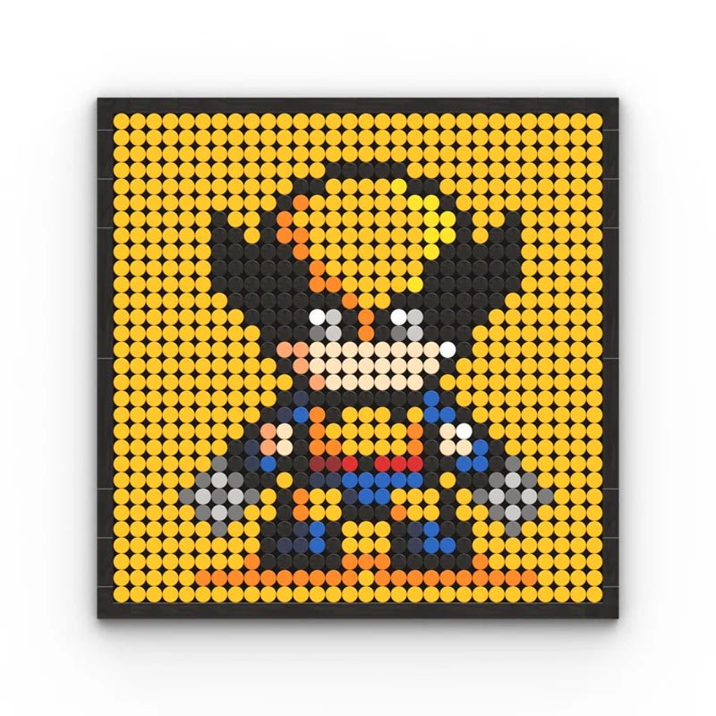 Pixel Art Wolverine - CreatiBrick