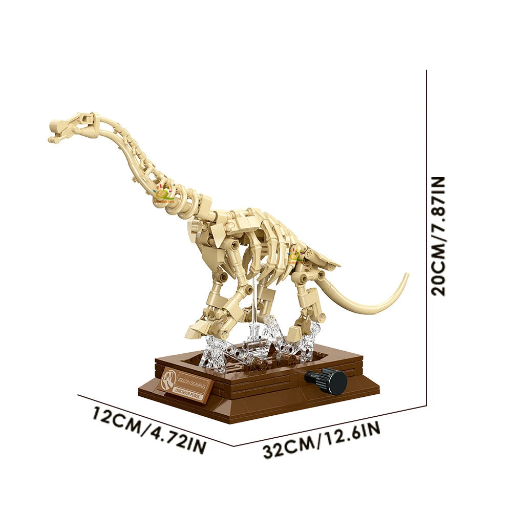 Le socle brun et sa plaque donnent au résultat des airs de vitrine de muséum
