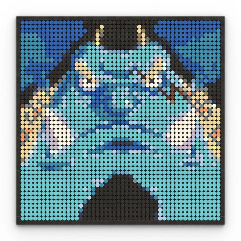Pixel Art One Piece Jinbe - CreatiBrick