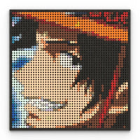 Pixel Art One Piece Ace - CreatiBrick