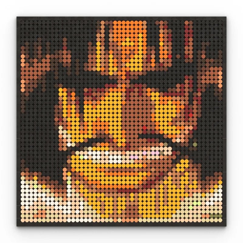 Pixel Art One Piece Roger - CreatiBrick