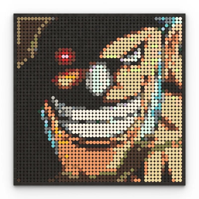 Pixel Art One Piece Franky - CreatiBrick