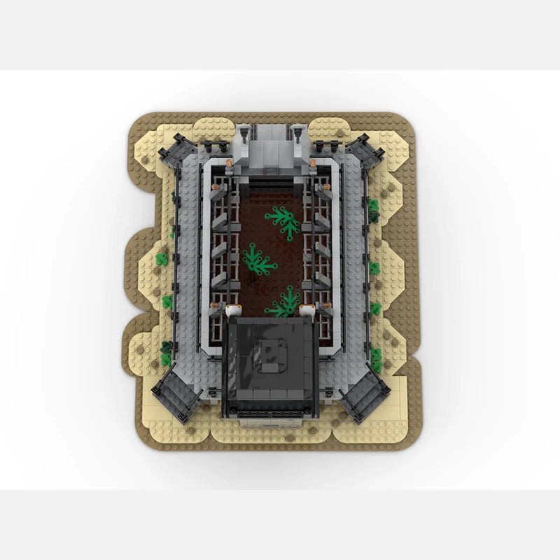 LEGO Jurassic Park Enclos des Raptors Moc - CreatiBrick