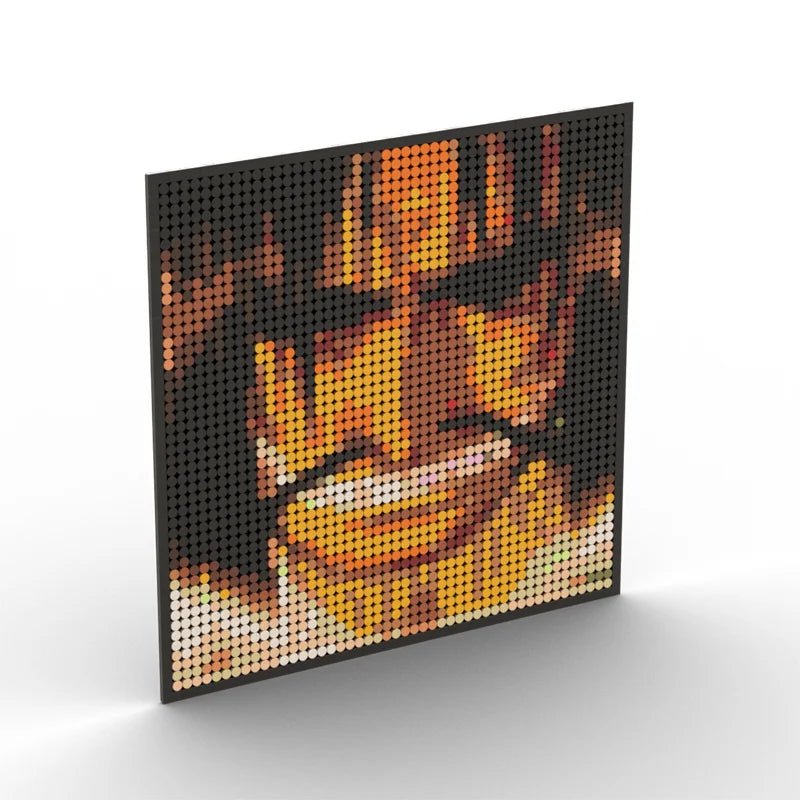 Pixel Art One Piece Roger - CreatiBrick
