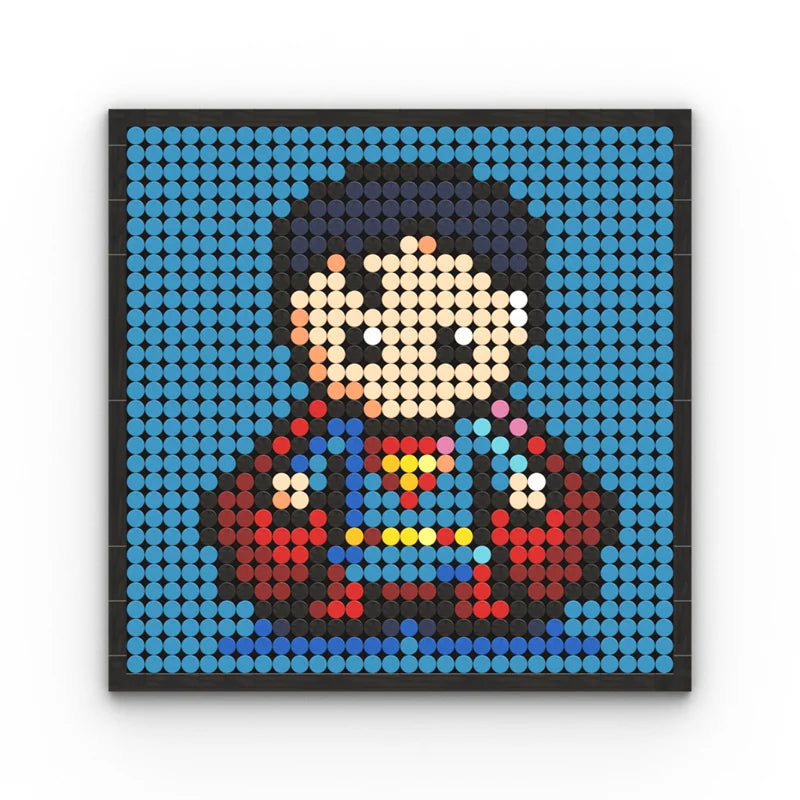 Pixel Art Superman