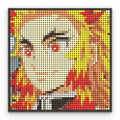 Pixel Art Demon Slayer Rengoku