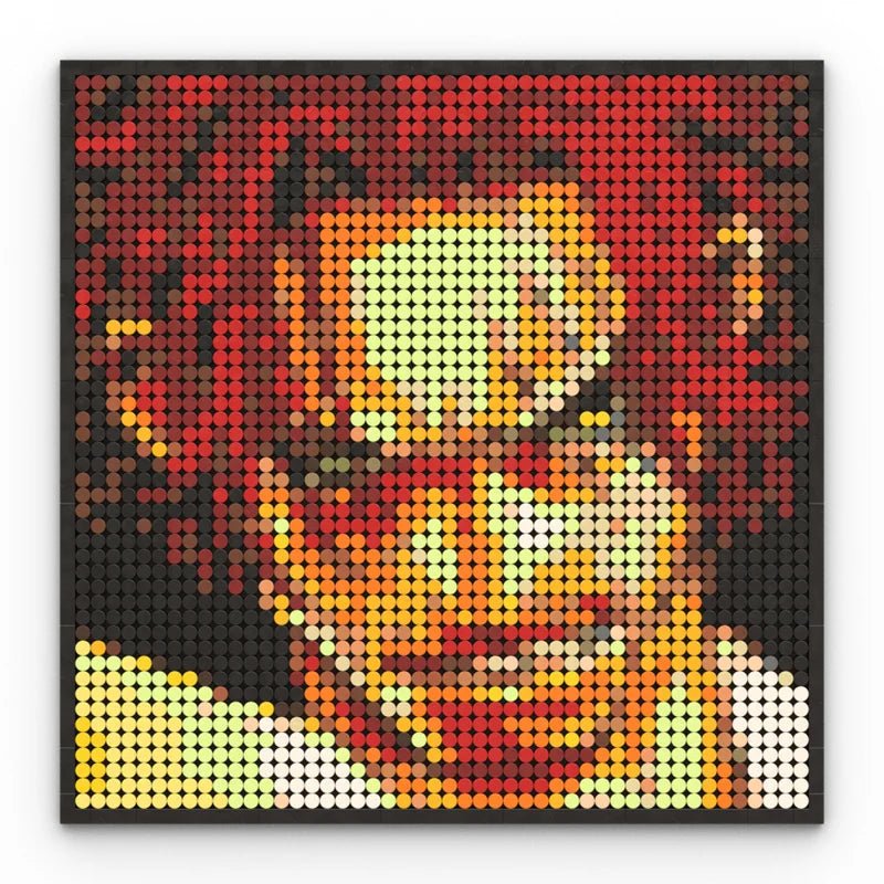 Pixel Art One Piece Shanks - CreatiBrick