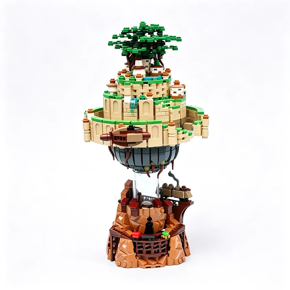 LEGO Château dans le Ciel, l'île au grand arbre au-dessus de son rocher