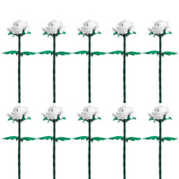 LEGO Bouquet Roses Blanches - CreatiBrick