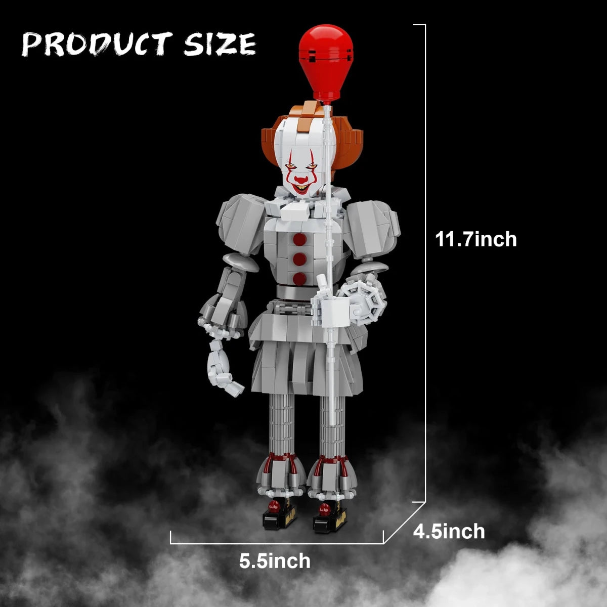 Figurine à Construire Pennywise - CreatiBrick