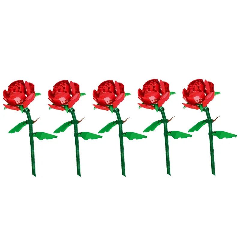 LEGO Bouquet Roses Rouges - CreatiBrick