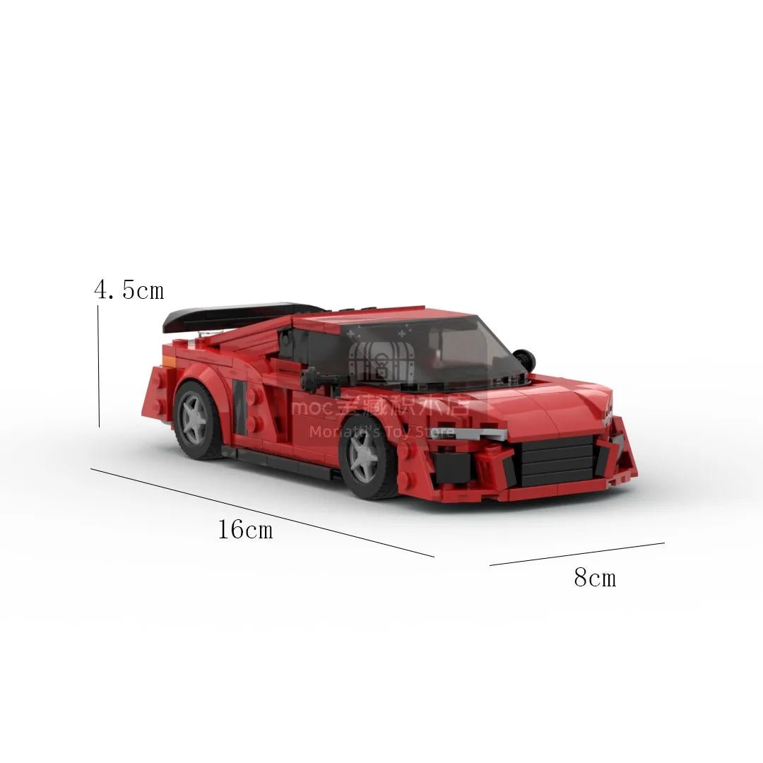 LEGO Audi R8 Rouge - CreatiBrick