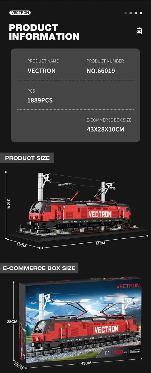 Maquette Train à Construire - CreatiBrick