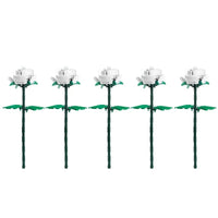 LEGO Bouquet Roses Blanches - CreatiBrick