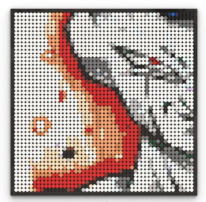 Pixel Art Dragon Ball Z Freezer - CreatiBrick
