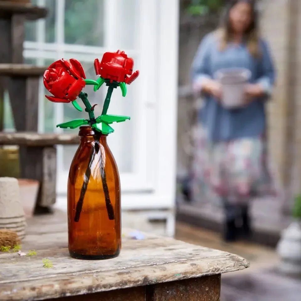 LEGO Bouquet Roses Rouges - CreatiBrick