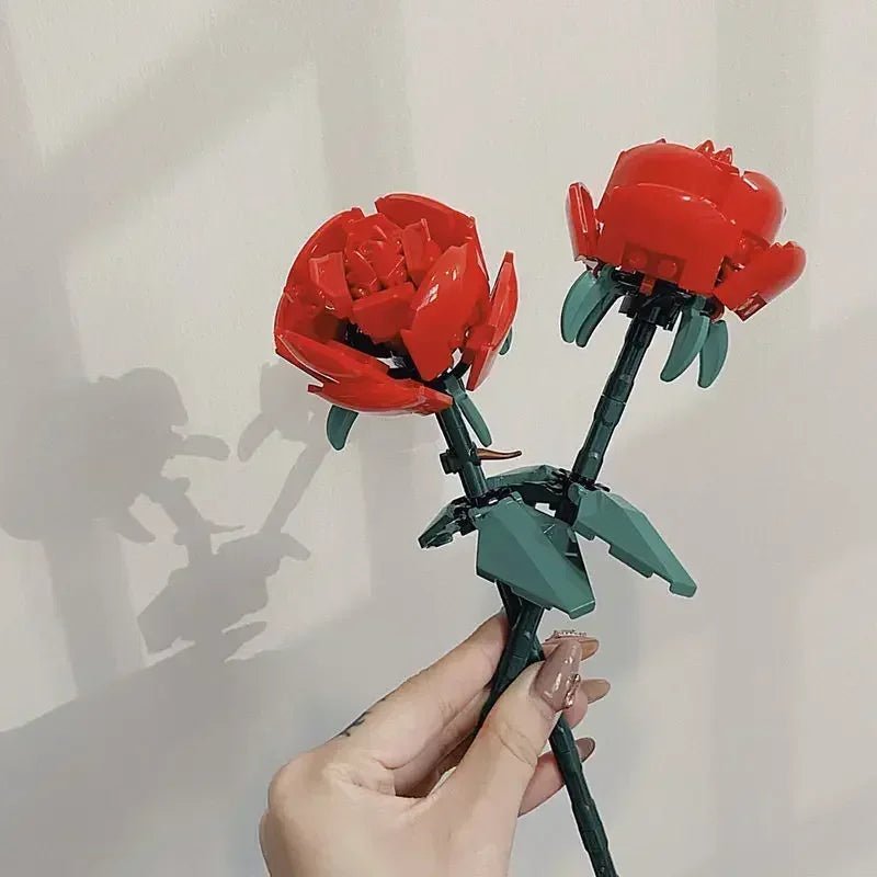LEGO Bouquet Roses Rouges - CreatiBrick
