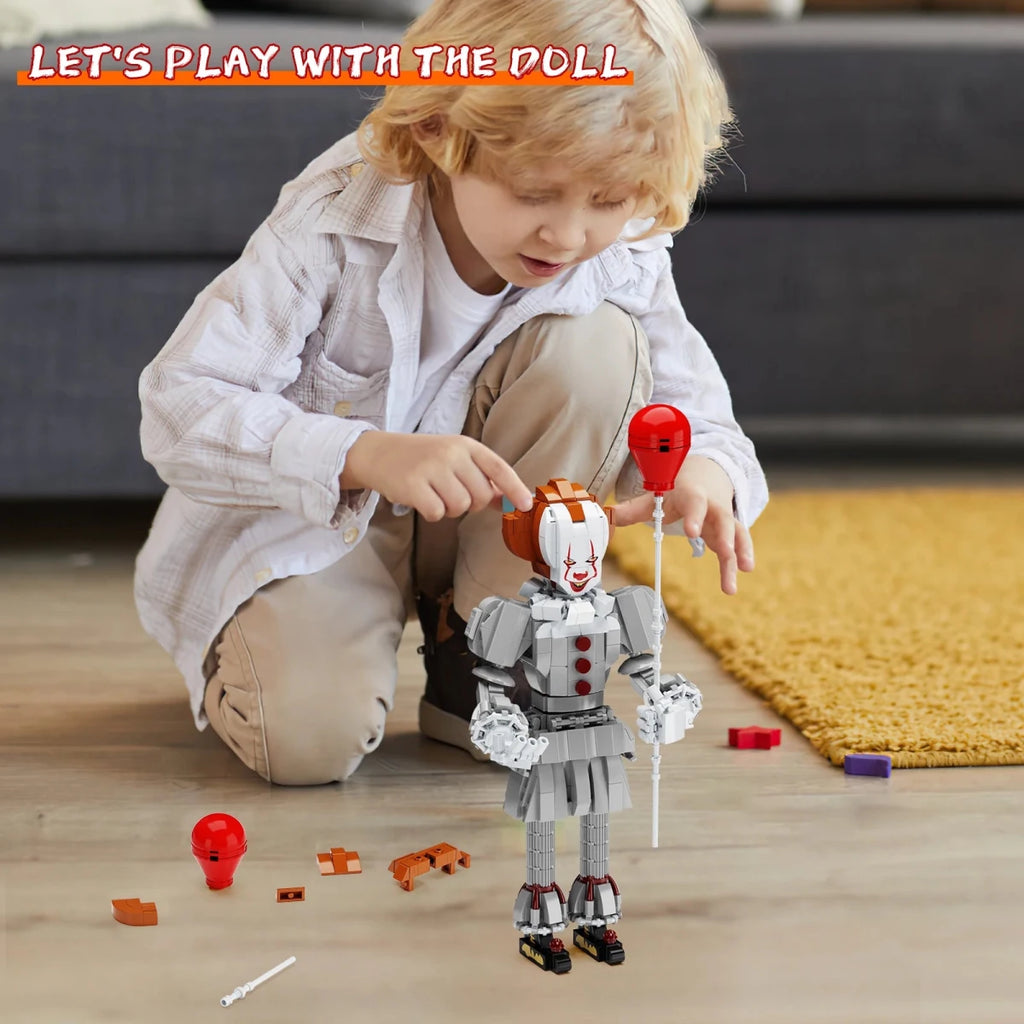 Figurine à Construire Pennywise - CreatiBrick